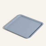 Light blue tray on a white background