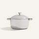 Titanium Perfect Pot Pro 7 L, a large metal pot with two side handles and a matching lid with a knob handle.