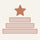 Layer cake with star icon